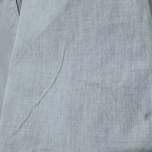 Travis Mathew Men's Button Up Shirt XL Gray Short Sleeve Cotton Poly Casual - Picture 8 of 10